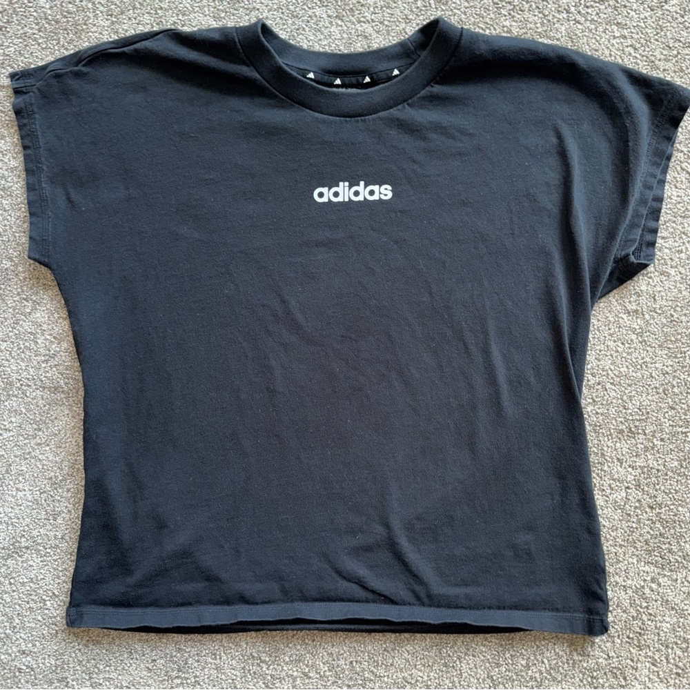 Adidas Womens XXL Black Short Sleeve Tee - Picture 2 of 11